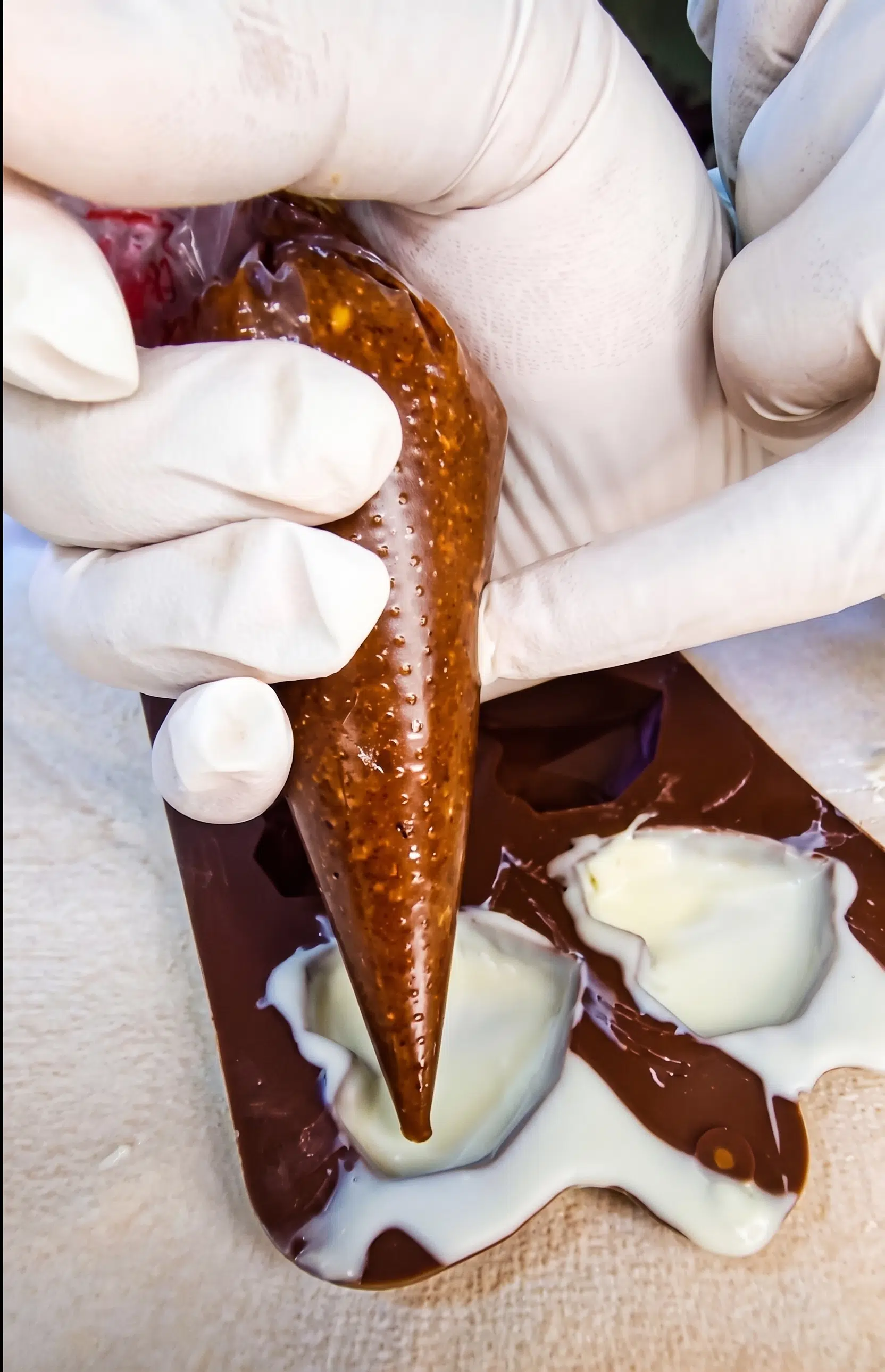 Shards of chocolate, and a lot of trial and error