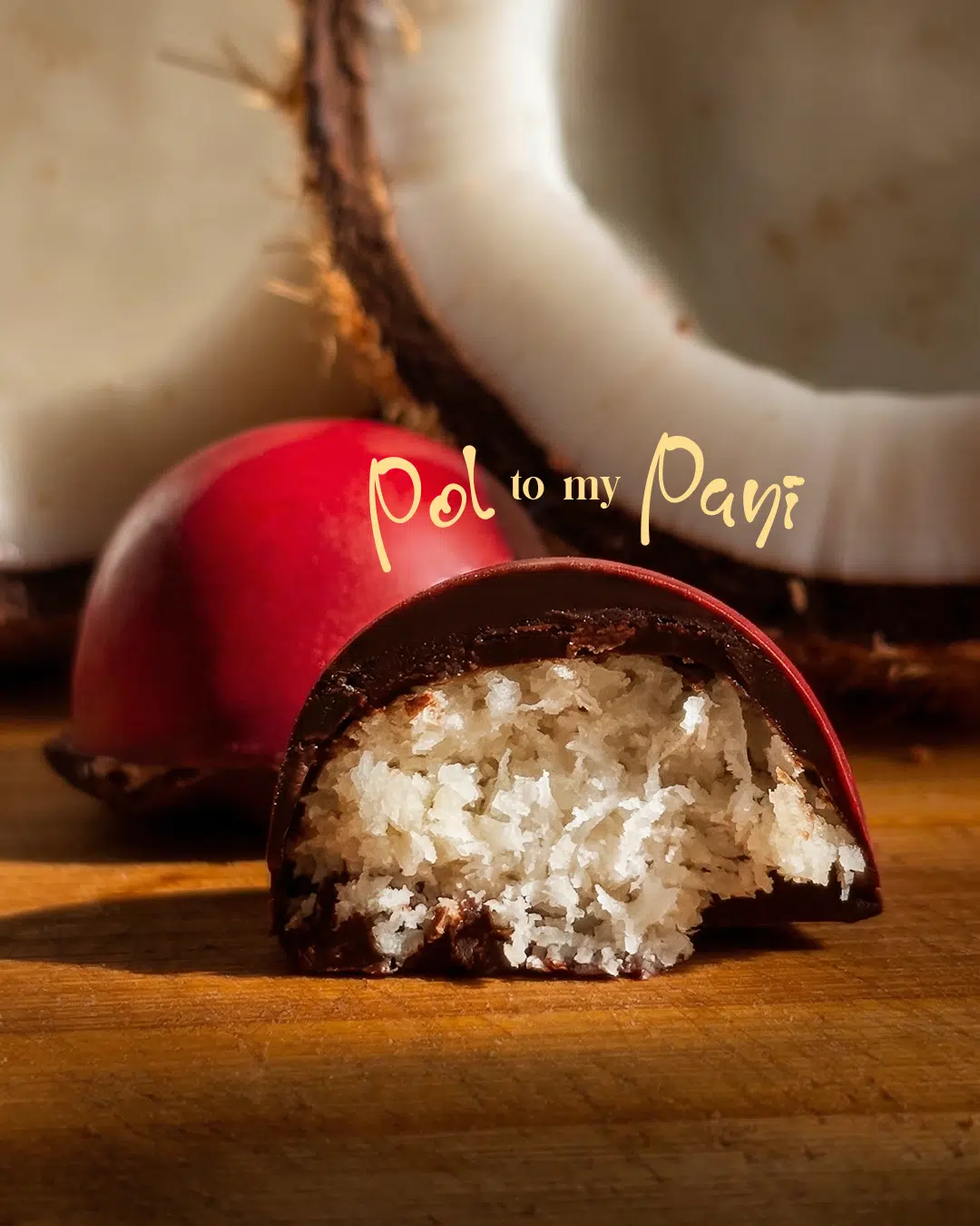 Chocolate being finished by hand in the kitchen
