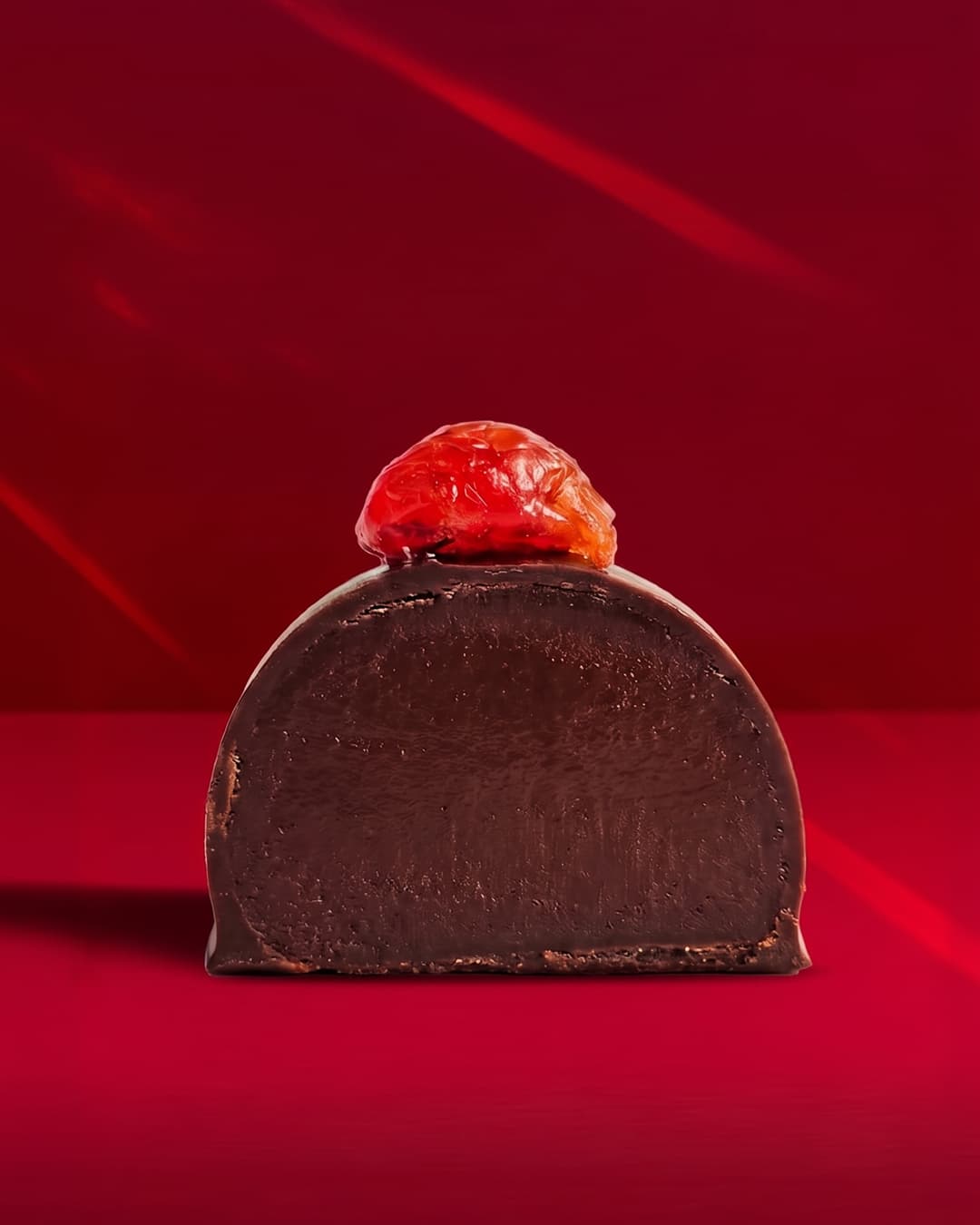 Seasonal chocolate composition detail